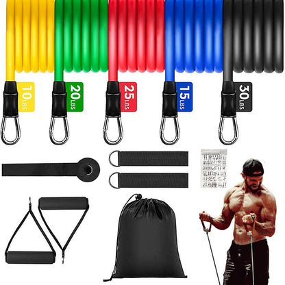 Resistance Bands Set Bodybuilding Home Gym