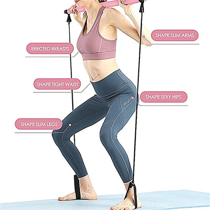 Total Yoga/Pilates Cross-fit Resistance Bands Exerciser