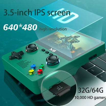 Portable Retro Handheld Game Console 64G Over 10000 Games 3D Joystick Best Christmas Gift💚🎁