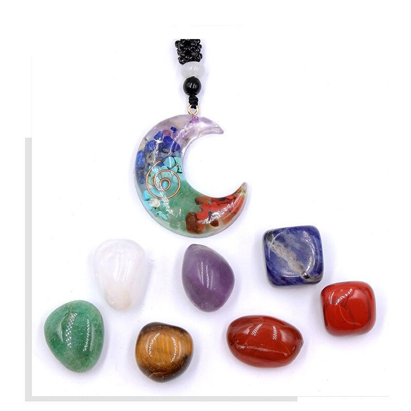 Natural Crystal Chakra Opening Set