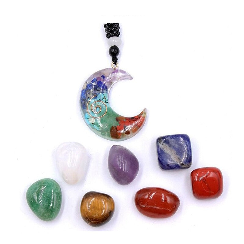 Natural Crystal Chakra Opening Set