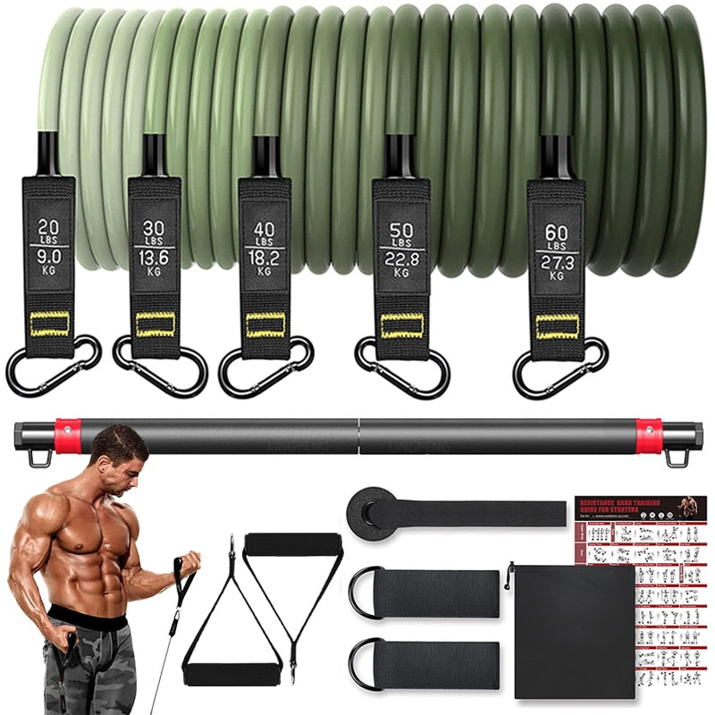 Total Workout Home Gym Band Set