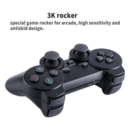 4K HD Video Game Console 2.4G Double Wireless Controller Game Stick For PS1 10000 Games 64GB Retro Games Boy Christmas Gifts