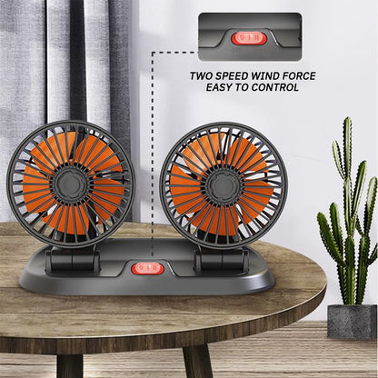 Adjustable USB Car Fan