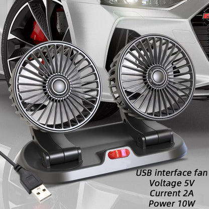 Adjustable USB Car Fan