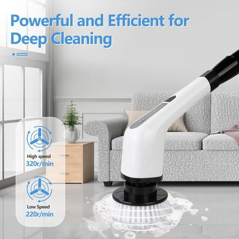 All In One Fast Charging Cleaning Brush