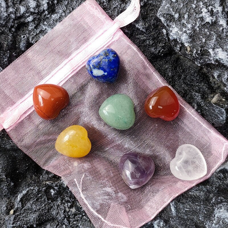 Natural Crystal Chakra Opening Set