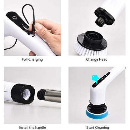 All In One Fast Charging Cleaning Brush