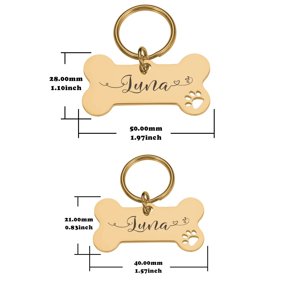 Personalized Stainless Steel Pet Tag