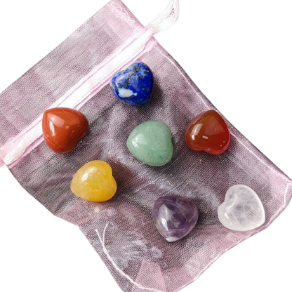 Natural Crystal Chakra Opening Set