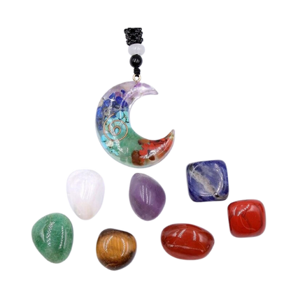 Natural Crystal Chakra Opening Set