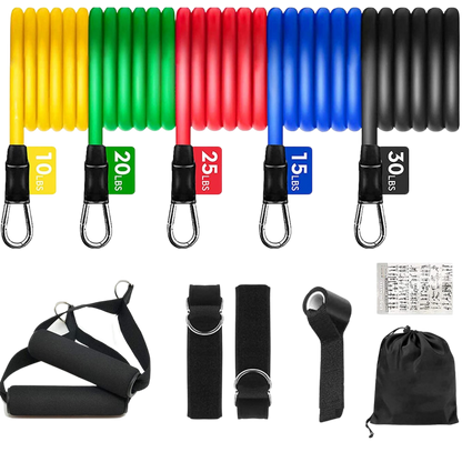 Resistance Bands Set Bodybuilding Home Gym