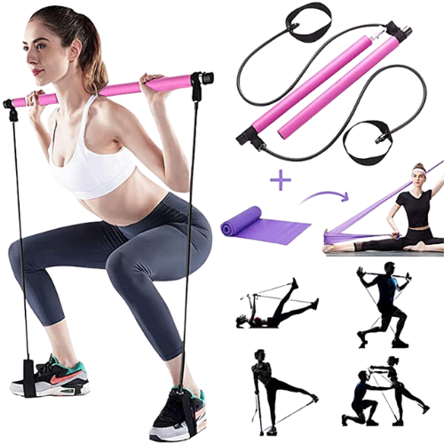 Total Yoga/Pilates Cross-fit Resistance Bands Exerciser